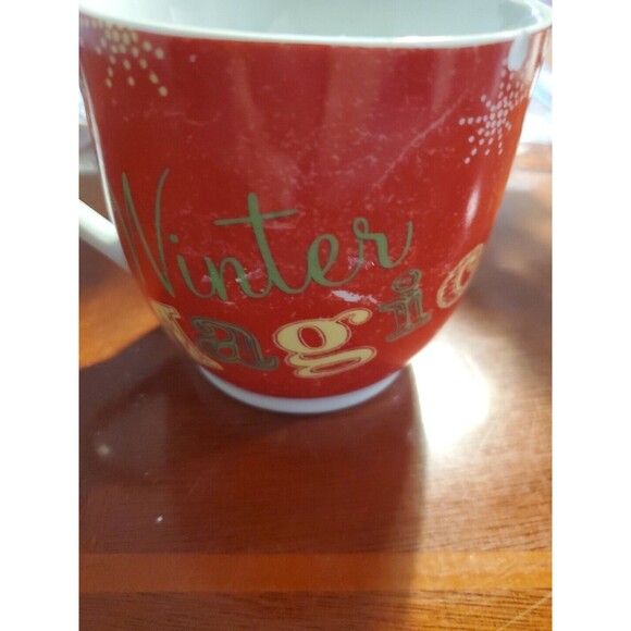 Disney Minnie Mouse Winter Magic Seasonal Christmas Holiday Coffee Cocoa Mug - Picture 4 of 6